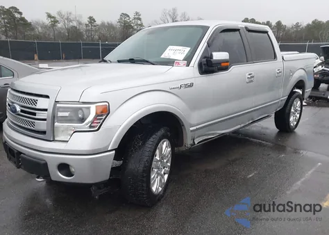 2013 Ford F-150 Platinum z USA, uszkodzony, nr VIN 1FTFW1EF7DFA09535